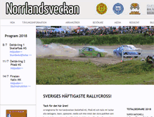 Tablet Screenshot of norrlandsveckan.se